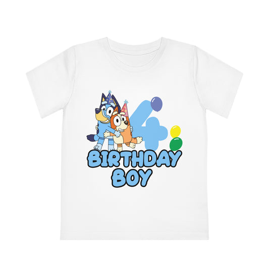 Bluey 4th Birthday Boys T-Shirt