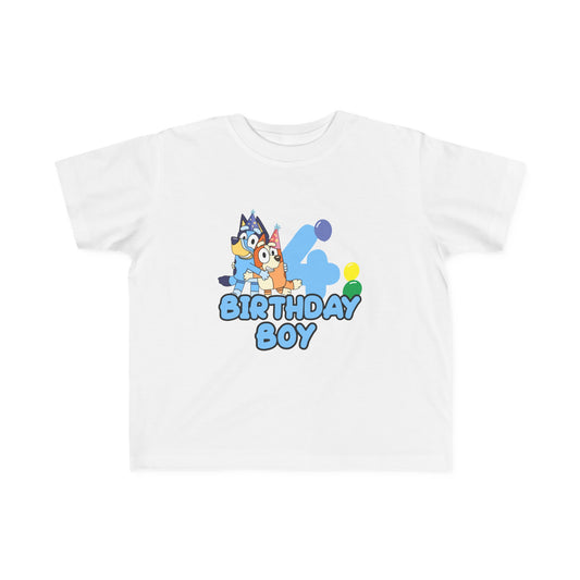 Bluey 4th Birthday Boys T-Shirt
