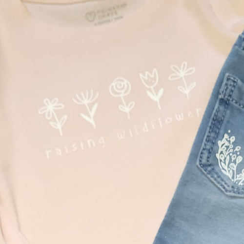 'Raising Wildflowers' Top and Jean Set