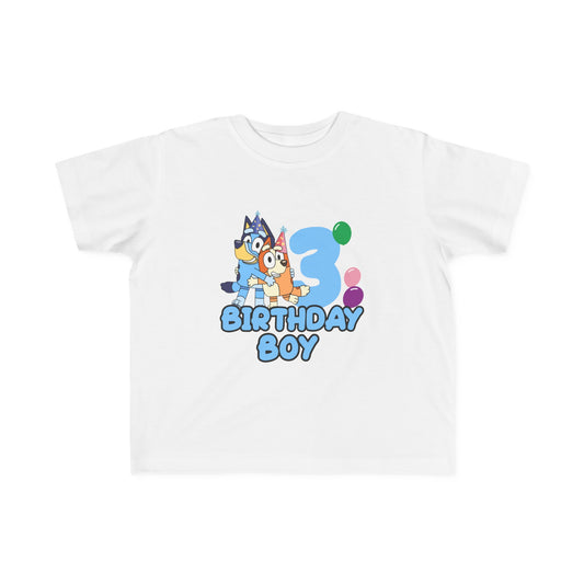 Bluey 3rd Birthday Boys T-Shirt