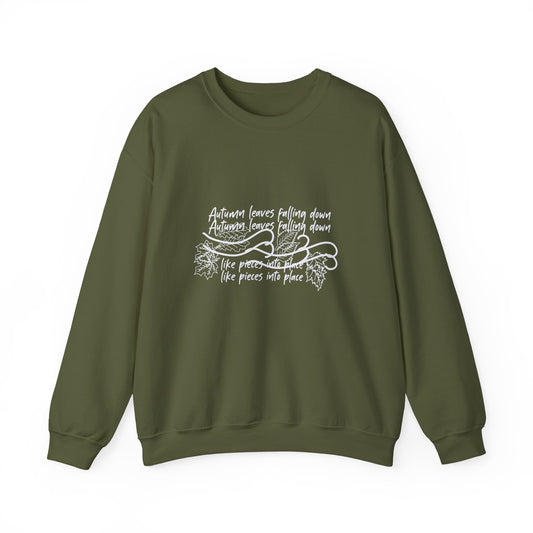TS Autumn Leaves Falling Down - Unisex Heavy Blend™ Crewneck Sweatshirt