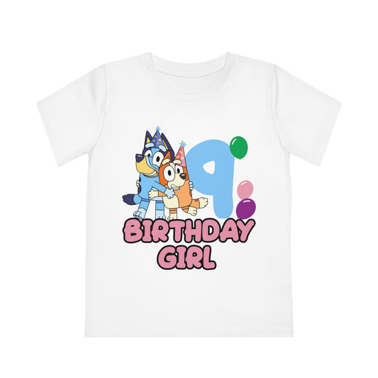 Bluey 9th Birthday Kids T-Shirt