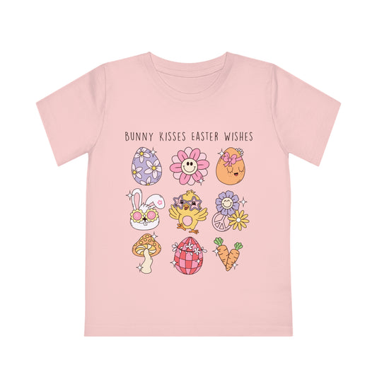 Bunny Kisses Easter Wishes Kids' Creator T-Shirt