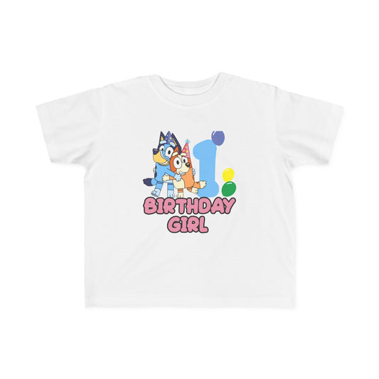 Bluey 1st Birthday Girls T-Shirt
