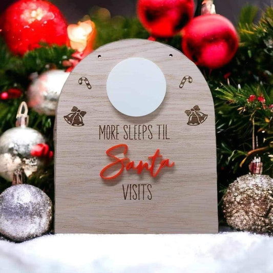 Sleeps Until Santa Countdown Board