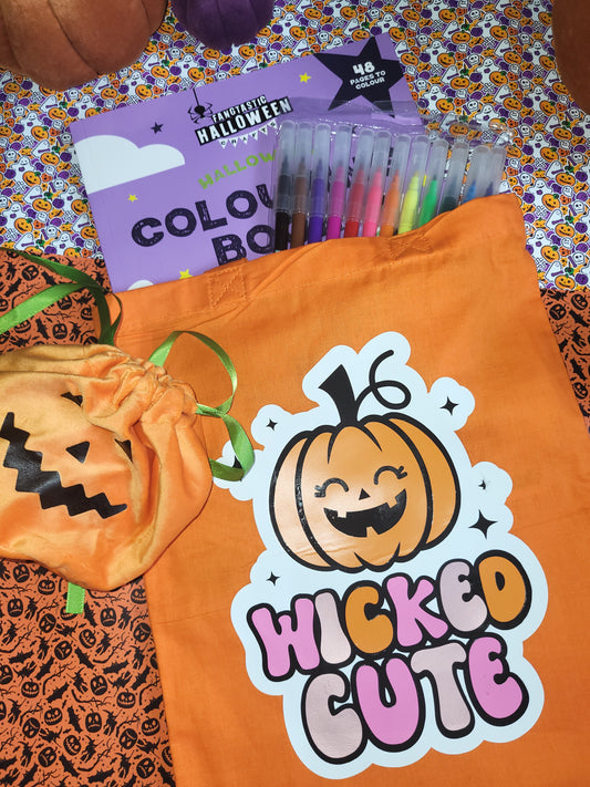 Wicked Cute Pumpkin Themed Goodie Bag