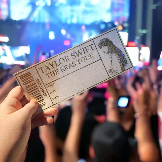 Personalised Foil Event Ticket