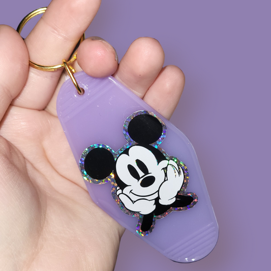 Mickey Mouse Motel Keychain