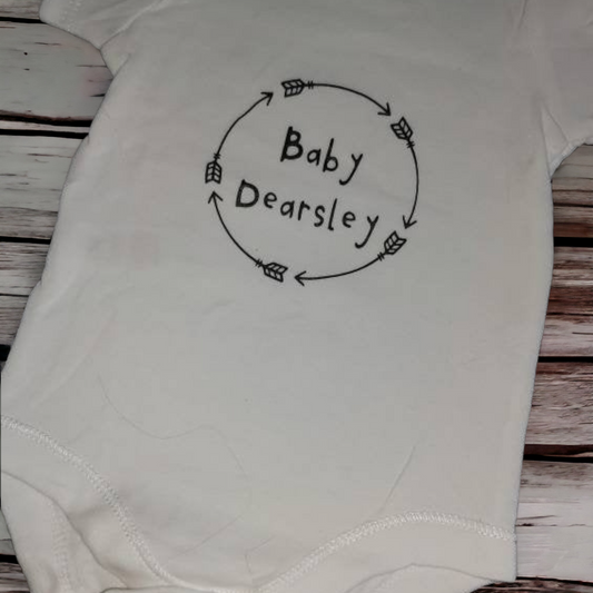Baby (NAME) Personalised Onesies
