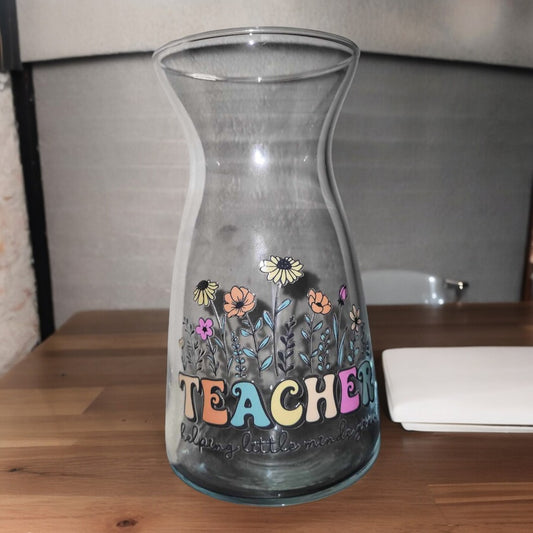 Teacher Helping Little Minds Grow Vase