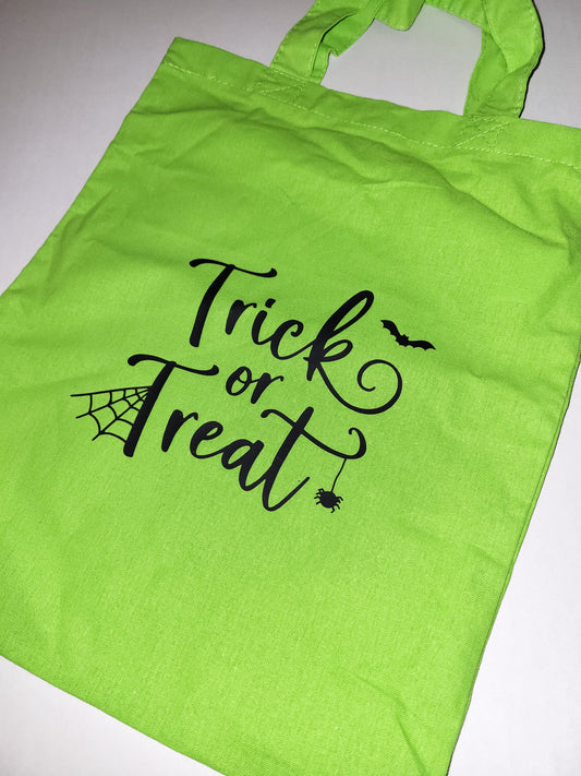 'BOO (Name) LOOT' Trick or Treat Bag